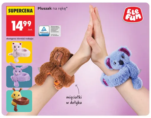Pluszak na rękę Elefun promocja w Biedronka