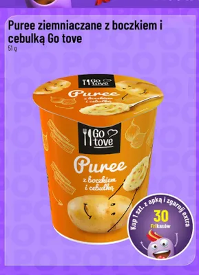 Puree ziemniaczane z boczkiem i cebulką Go tove promocja w POLOmarket