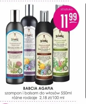Balsam do włosów Babcia Agafia promocja w Drogerie Jasmin
