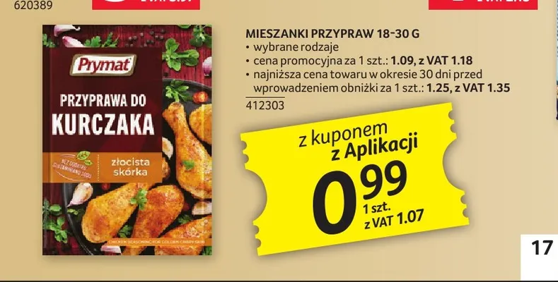 Mieszanki przypraw Prymat promocja w Selgros