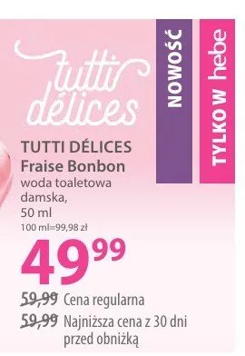 Woda toaletowa damska promocja w Hebe