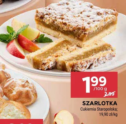 Szarlotka Cukiernia Staropolska promocja w Stokrotka