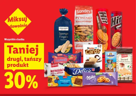 Biszkopty Italiamo Sponge Fingers Savoiardi promocja w Lidl