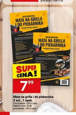 Mata na grilla i do piekarnika promocja w Twój Market