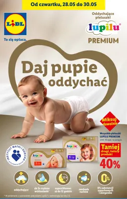 Pieluszki lupilu PREMIUM promocja w Lidl