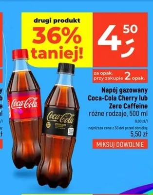 Napój gazowany Coca-Cola Cherry promocja w Dealz