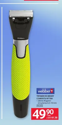 Trymer do brody i zarostu BT700 Webber promocja w Selgros