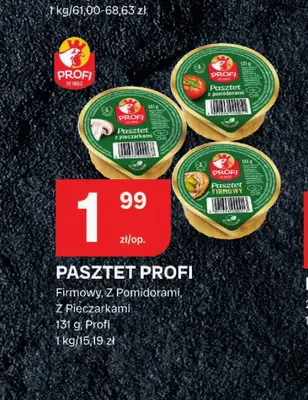 Pasztet Profi firmowy promocja w Chorten