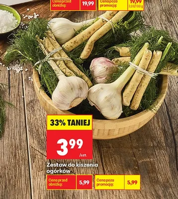 Zestaw do kiszenia ogórków promocja w Biedronka
