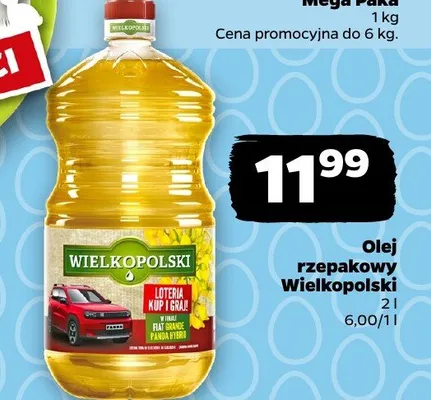 Olej rzepakowy promocja w Netto