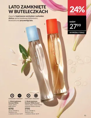 Woda toaletowa Avon Summer White Sunset promocja w AVON