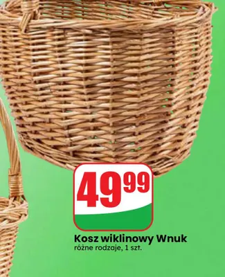 Kosz wiklinowy Wnuk promocja w Dino