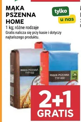 Mąka pszenna Home promocja w Stokrotka