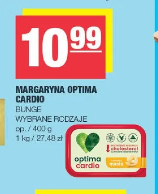 Margaryna Optima Cardio promocja w SPAR