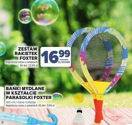 Zestaw rakietek Foxter promocja w Stokrotka
