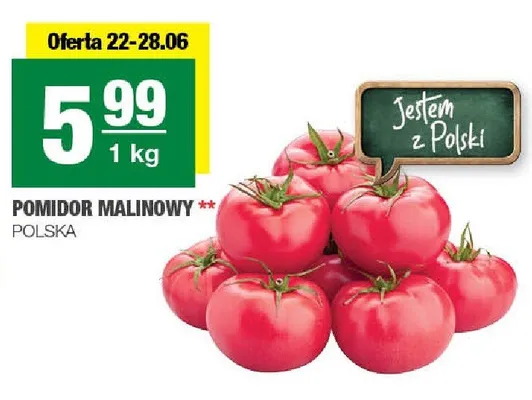 Pomidor malinowy Polska promocja w SPAR
