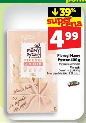 Pierogi z mięsem Mamy Pyszne Wierzejki promocja w TOPAZ