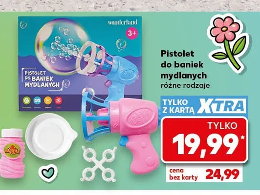 Pistolet do baniek mydlanych promocja w Kaufland
