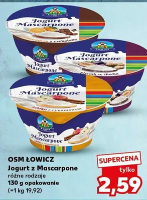Jogurt Jogurt z Mascarpone różne rodzaje promocja w Kaufland
