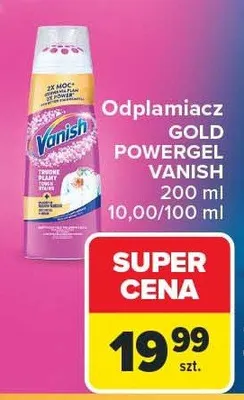 Odplamiacz Gold Powergel promocja w Carrefour Market