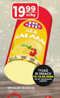 Ser salami Mlekovita promocja w Top Market