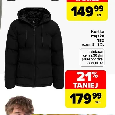 Kurtka męska TEX promocja w Carrefour