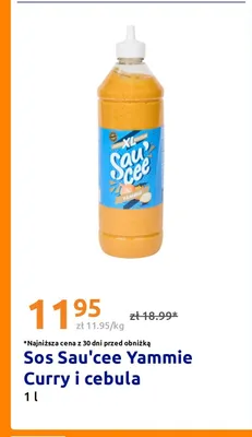 Sos Sau'cee Yammie Curry i cebula promocja w Action