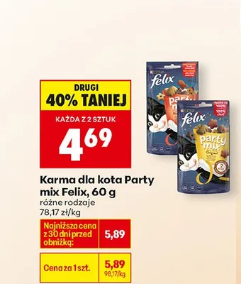 Karma dla kota Party mix, różne rodzaje promocja w Biedronka