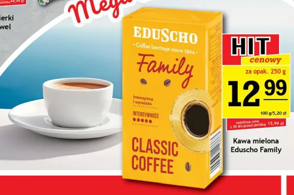 Kawa mielona Eduscho Family promocja w Gram Market