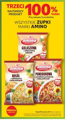 Zupki Amino promocja w Kaufland