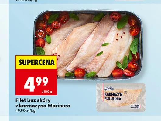 Filet bez skóry z karmazyna Marinero promocja w Biedronka