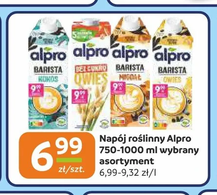 Napój roślinny owsiany Alpro Bez Cukru promocja w Społem Częstochowa
