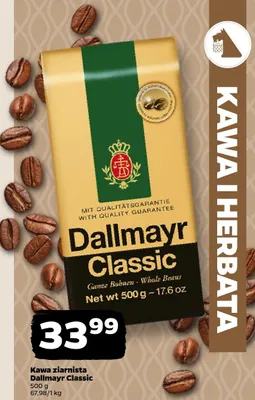 Kawa ziarnista Classic promocja w Netto