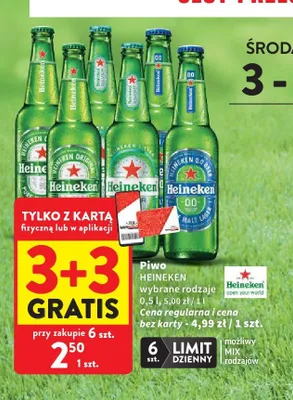 Piwo Heineken promocja w Intermarche