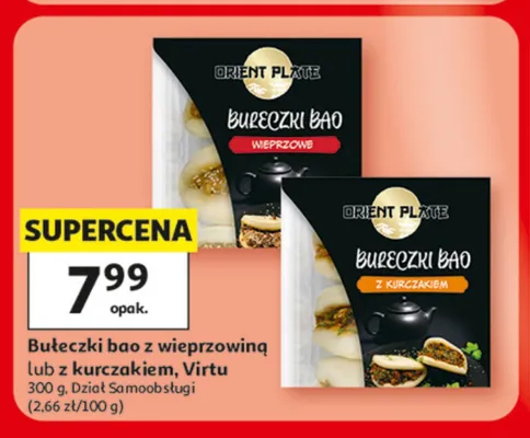 Bułeczki bao z kurczakiem Virtu promocja w Auchan