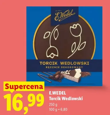 Torcik Wedlowski E.Wedel promocja w Lidl