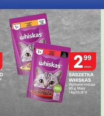 Karma dla kota Whiskas z wołowiną promocja w Chorten