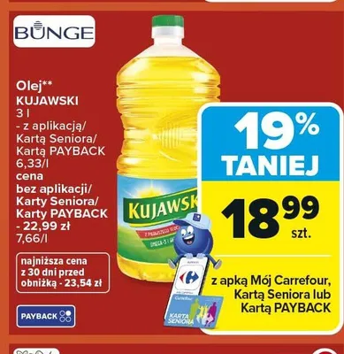 Olej Kujawski promocja w Carrefour