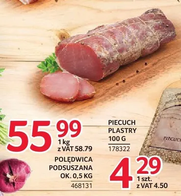 Polędwica podsuszana ZMB Białystok ok. 0,5kg promocja w Selgros