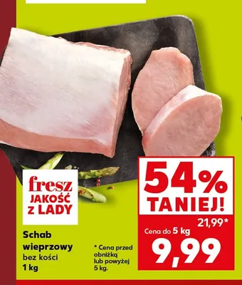 Schab wieprzowy bez kości promocja w Kaufland