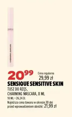 Tusz do rzęs Charming Mascara Sensique Sensitive Skin promocja w Drogerie Natura