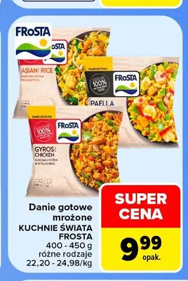 Danie gotowe mrożone Kuchnie Świata Frosta promocja w Carrefour