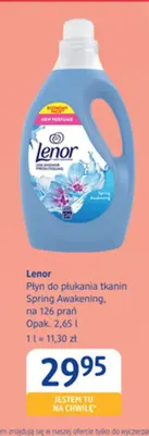 Płyn do płukania tkanin Spring Awakening na 126 prań Lenor promocja w Drogerie DM