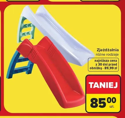 Zjeżdżalnia promocja w Carrefour