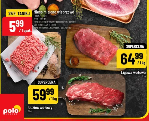 Mięso mielone wieprzowe promocja w POLOmarket