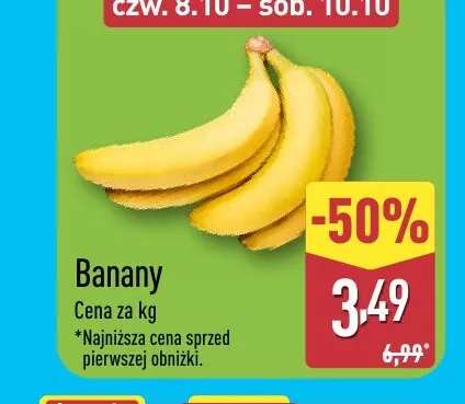 Banany promocja w Aldi