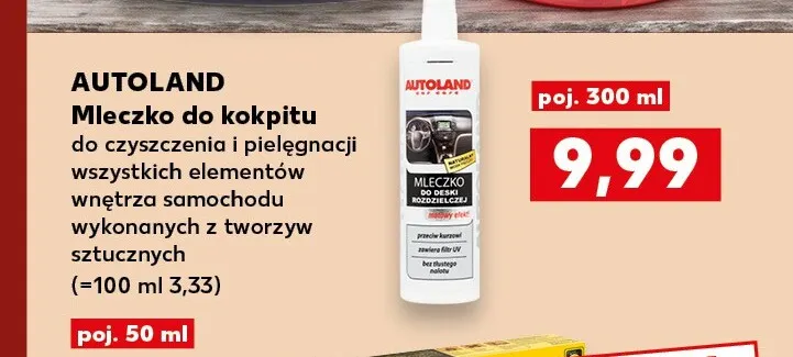 Mleczko do kokpitu Autoland promocja w Kaufland