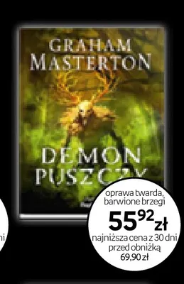 Książka Demon puszczy Graham Masterton promocja w Empik