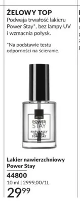 Lakier nawierzchniowy Power Stay Avon promocja w AVON