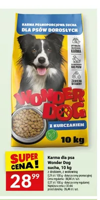 Karma dla psa Wonder Dog sucha z wołowiną promocja w Twój Market